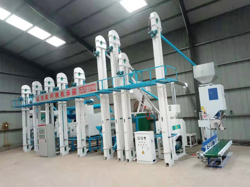 河北邯鄲館陶縣NZJ 10噸小米成套加工設備安裝調(diào)試完畢